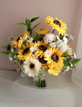 Sunflower Wedding Bouquet 35cmW